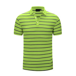 100% algodón 3D impreso peso pesado Color sólido uniforme Golf Polo camisa para hombres polos camisas para hombres Polo - Product Image 6