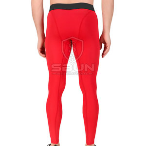 Top Selling Men's Compression <b>Pants</b> <b>Spandex</b>/Nylon Quick Dry Custom Color & Design Elastic Waist Full Length Custom Made - Product Image 2