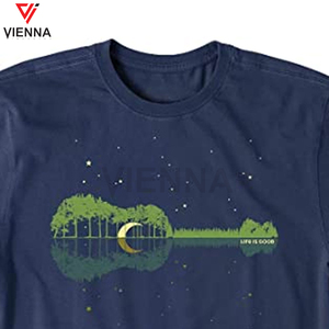 T-shirt décontracté pour homme 100% coton, imprimé numérique multicolore, streetwear, coupe classique, meilleur prix - Product Image 2