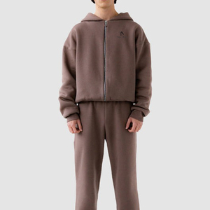 Sudadera con capucha transpirable impermeable de algodón de otoño para hombre con mangas largas de ajuste regular y cuello con capucha - Product Image 2