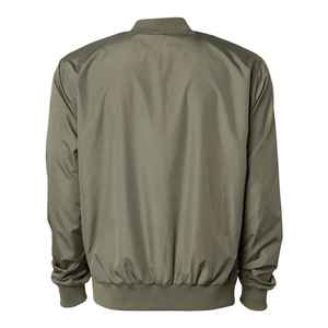 Unisex Men's Leather Bomber Jackets Canvas Waterproof Breathable Windbreaker <b>Stand</b> Collar Front Logo Durable High Quality - Product Image 2
