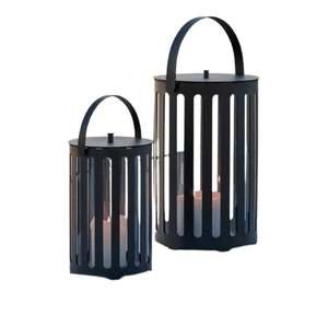 Linterna de metal para Balcón de casa moderna con luz de vela colgante para decoración de habitación de Navidad - Product Image 4