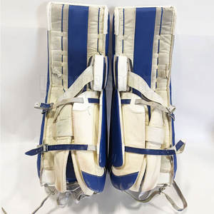 Protectores de Portero de Hockey sobre Hielo de Cuero Personalizables, Cantidad al por Mayor, MOQ 20 Pares, Precio Económico para Hombre - Product Image 4