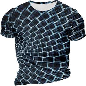 Camiseta de gimnasio de algodón 100% para hombre, Camiseta deportiva de punto de la mejor calidad, superventas, sublimación de poliéster Digital de Fitness sólido - Product Image 3