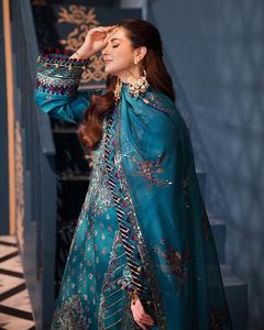 Designer indien et pakistanais Punjabi Dhoti & Bollywood Salwar Kameez robe de mariage et de soirée pour femmes Collection 1076 - Product Image 3