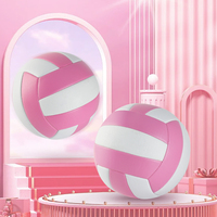 DAIZAN STAR INTERNATIONAL Balones de Voleibol Ligeros de Material PU de Alta Calidad, Diseño Liso, para Entrenamiento, Costuras Duraderas, Larga Duración
