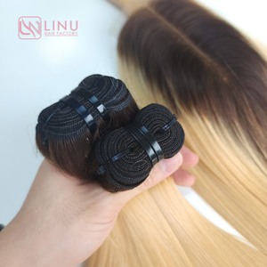Paquet de cheveux non traités vierges du Vietnam cuticule intacte en vrac double trame cheveux humains bruts de temple vietnamien boucles douces - Product Image 2