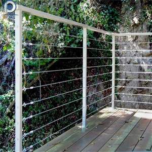 Primo prezzo a buon mercato ringhiera in metallo senza vetro per balcone filo balaustra - Product Image 1