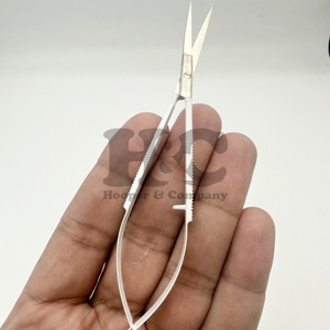 กรรไกรเล็มคิ้วสแตนเลสปลายตรงสำหรับฤดูใบไม้ผลิสีดำกุหลาบทอง - Product Image 1