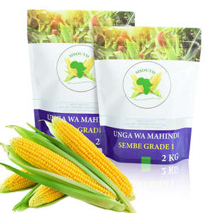 Stand Up Pouch with <b>Zipper</b> & Tear Notch for Corn Kernels - <b>Heavy</b> <b>Duty</b> Laminated, Food Grade, Bulk & Retail, Made in Vietnam - Product Image 1