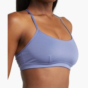 Soutien-gorge de sport souple et extensible pour yoga, haut court antichoc avec dos croisé, soutien-gorge solide et léger pour femmes - Product Image 6