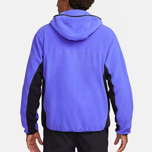 Sweat à capuche zippé pour homme, streetwear décontracté personnalisé OEM, double fermeture éclair, sweat à capuche épais de haute qualité en coton mélangé pour homme - Product Image 5