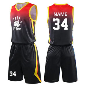 OEM personalizable cuello redondo baloncesto Jersey ropa deportiva conjunto transpirable con personalizable nombre del equipo uniformes - Product Image 3