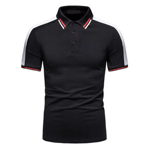 OEM_ODM polos unis en coton à manches courtes respirants pour hommes, polo grande taille avec logo personnalisé de meilleure qualité pour hommes - Product Image 5