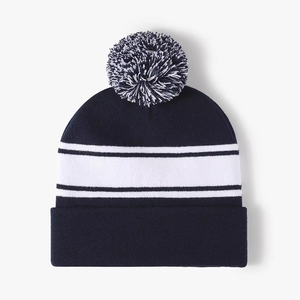 New Arrival Hip Hop Outdoor Warm <b>Pom</b> <b>Pom</b> Cap <b>Beanie</b> Ice Cap Winter Knitted Hat Warm Cap Jacquard Out Wear - Product Image 4
