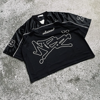 Camiseta extragrande para hombre, camiseta de malla, camiseta de fútbol americano, uniforme de fútbol americano a la moda personalizado, venta al por mayor