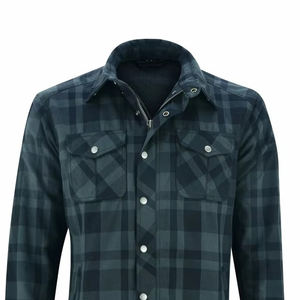 Mens Womens Urban Riding Flannel <b>Shirt</b> Customized Color CE Level 2 Shoulder Armor Plus Size Custom Logo % Cotton Quick Dry - Product Image 3