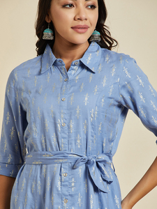 Kurtis Rama de Diseñador de Primera Línea, Más Vendidos, Ropa Casual con Estampado Floral, Tela de Algodón Puro, Manga Corta, Kurta en Línea A con Palazzo a Juego - Product Image 5