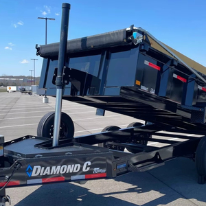 Remolque de Volteo de Perfil Bajo Diamond C LPD 14, Remolque de Volteo Hidráulico de Eje Tándem de 14 Pies |   Transporte de Materiales y Construcción de Alta Resistencia - Product Image 4