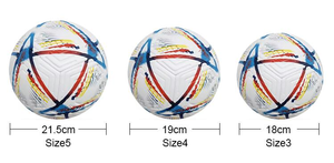 Ballon de football personnalisable en cuir PU thermocollé, durable et léger, taille 4/5, pour l'entraînement et les matchs - Product Image 5