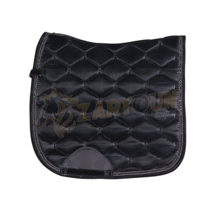 Almohadilla de sillín de doma Tela de satén/seda Almohadilla de sillín de caballo Cómoda y a un precio razonable por Zaryoun Impex PAD con cola trasera - Product Image 2