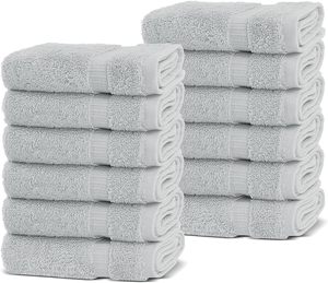 Toallas de Baño para Hotel al por Mayor, Premium, 100% Algodón, Lujosas, Suaves, Ecológicas, con Patrón a Cuadros, Altamente Absorbentes, de Secado Rápido, OEM, Personalizadas - Product Image 4