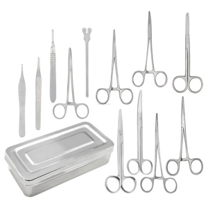 Top Selling 13 Pcs Basic Minor Surgery <b>Kit</b> Stainless Steel Box CE ISO Certified Surgical Instruments Wholesale Supplier - Product Image 4