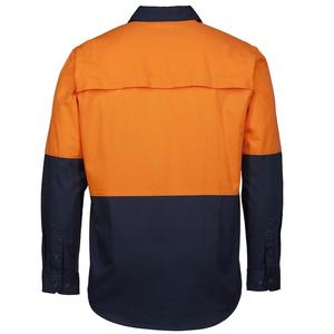 Ropa de trabajo industrial Camisas con botones de seguridad reflectantes Cinta de alta visibilidad Transpirable Ligero Ignífugo Antiarrugas - Product Image 2