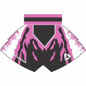 กางเกงขาสั้นแบบมืออาชีพสำหรับผู้ชายกางเกงขาสั้น MMA แบบสั่งทำพิมพ์ซับลิเมชันแบบเย็บปักโลโก้ได้อย่างรวดเร็ว - Product Image 4