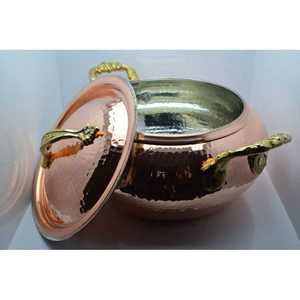 Nouveau Design Fabriqué En Inde Ensemble De Vaisselle De Luxe Minimaliste Sûr En Cuivre Pur Vaisselle Occidentale Exportateur Indien Avec Qualité D'exportation - Product Image 4