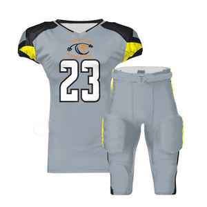 Ensemble d'uniformes de football américain personnalisés respirant séchage rapide 100% polyester uniforme de sport de meilleure qualité abordable - Product Image 3