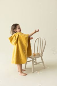 Pyjama à capuche pour enfants en flanelle thermique teinte, manches longues, imprimé, 100% polyester - Product Image 2
