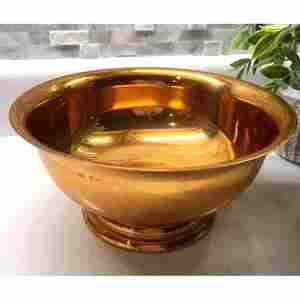 Cuenco de cobre de nuevo diseño Compras en línea Hecho EN LA India Cuenco de cobre Artesanías de jardín en la India con cuenco de cobre de alta calidad - Product Image 2