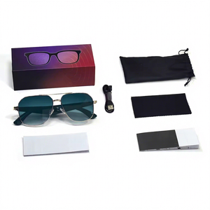 Lentes de Sol Inteligentes con Marco Metálico, Bluetooth, Asistente de IA, Control por Voz, Carga Magnética, Reproductor de Música, Llamadas Telefónicas, Traducción en Tiempo Real - Product Image 6