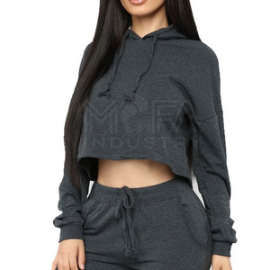 Sudadera Corta para Mujer, Estilo Urbano, Cómoda y Elegante, Tejido Transpirable y Ligero Antiarrugas, Impresión Frontal Personalizada para Invierno - Product Image 1