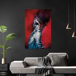 Póster sobre lienzo de Mario Sánchez Nevado con diseño de Indiferencia para decoración de pared - Product Image 1