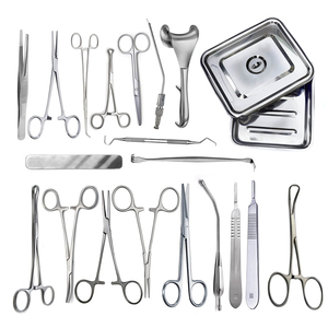 Ensemble d'instruments chirurgicaux de base en obstétrique et gynécologie à prix de gros avec boîte en acier par Debonairii - Product Image 1