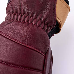 2025 nouveauté cuir Polyester matériel gants de Ski hiver chaud coupe-vent Snowboard antidérapant réglable gants de Ski pour hommes - Product Image 2