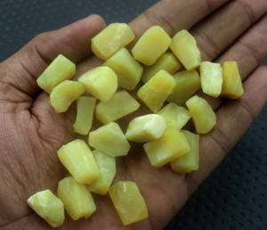 15 pièces Nice Collection 16-18 MM pierres précieuses opale jaune naturelle brute bijoux exclusifs en vrac Premium 100% sains - Product Image 4