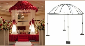 ขาตั้งฉากหลังสำหรับงานแต่งงาน,ขาตั้งฉากหลังและท่อและผ้าม่านสำหรับตกแต่งงานแต่งงาน - Product Image 2