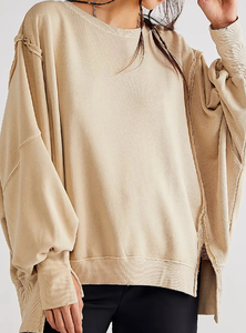 Sweat-shirt à capuche pour femme de haute qualité, décontracté, ample, vintage, devant 100% coton, polaire, manches longues, streetwear, respirant - Product Image 4