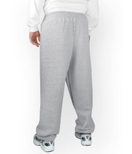 Pantalon de jogging gris tricoté avec logo personnalisé pour hommes avec style décontracté OEM pantalons de survêtement d'été prêt à l'emploi pantalons de survêtement personnalisés en vente de gros - Product Image 2