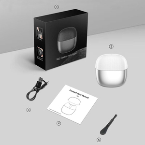 Coupe-<span class=keywords><strong>ongles</strong></span> électrique intelligent Portable Rechargeable longue durée de vie de la batterie Anti-pincement lumière LED broyeur de vernis à <span class=keywords><strong>ongles</strong></span> <span class=keywords><strong>pour</strong></span> <span class=keywords><strong>les</strong></span> soins de santé - Product Image 1