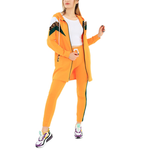 Alta calidad de tamaño personalizado de invierno con capucha Casual sólido mujeres chándales Jogging trajes más vendidos - Product Image 2