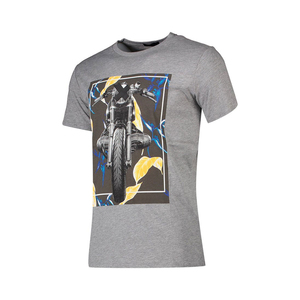 Camiseta deportiva de moto impresa de alta calidad personalizada para hombres algodón/poliéster transpirable de secado rápido de talla grande - Product Image 3