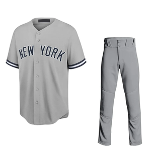 Vente directe d'usine Dernière conception Taille personnalisée Uniforme de baseball pour hommes Uniformes unis avec logo personnalisé - Product Image 1