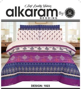 Última colección de juego de sábanas de algodón paquistaní en el precio barato de alta calidad pakistaní doble sábana 100% algodón - Product Image 2