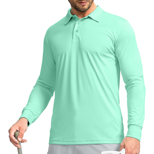 Polo para Hombre, Ropa Deportiva Transpirable, Color Sólido Personalizado, Manga Larga, Cuello Camisero, Polo de Alta Calidad para Hombre - Product Image 4