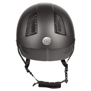 Casco de equitación de diseño ligero con ajuste cómodo y carcasa exterior resistente para uso diario seguro. - Product Image 1