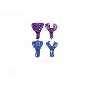 Bandeja de impresión Dental de plástico reutilizable autoclavable para moldeado de alginato de ortodoncia bandeja de dentista esterilizable de varios tamaños - Product Image 6